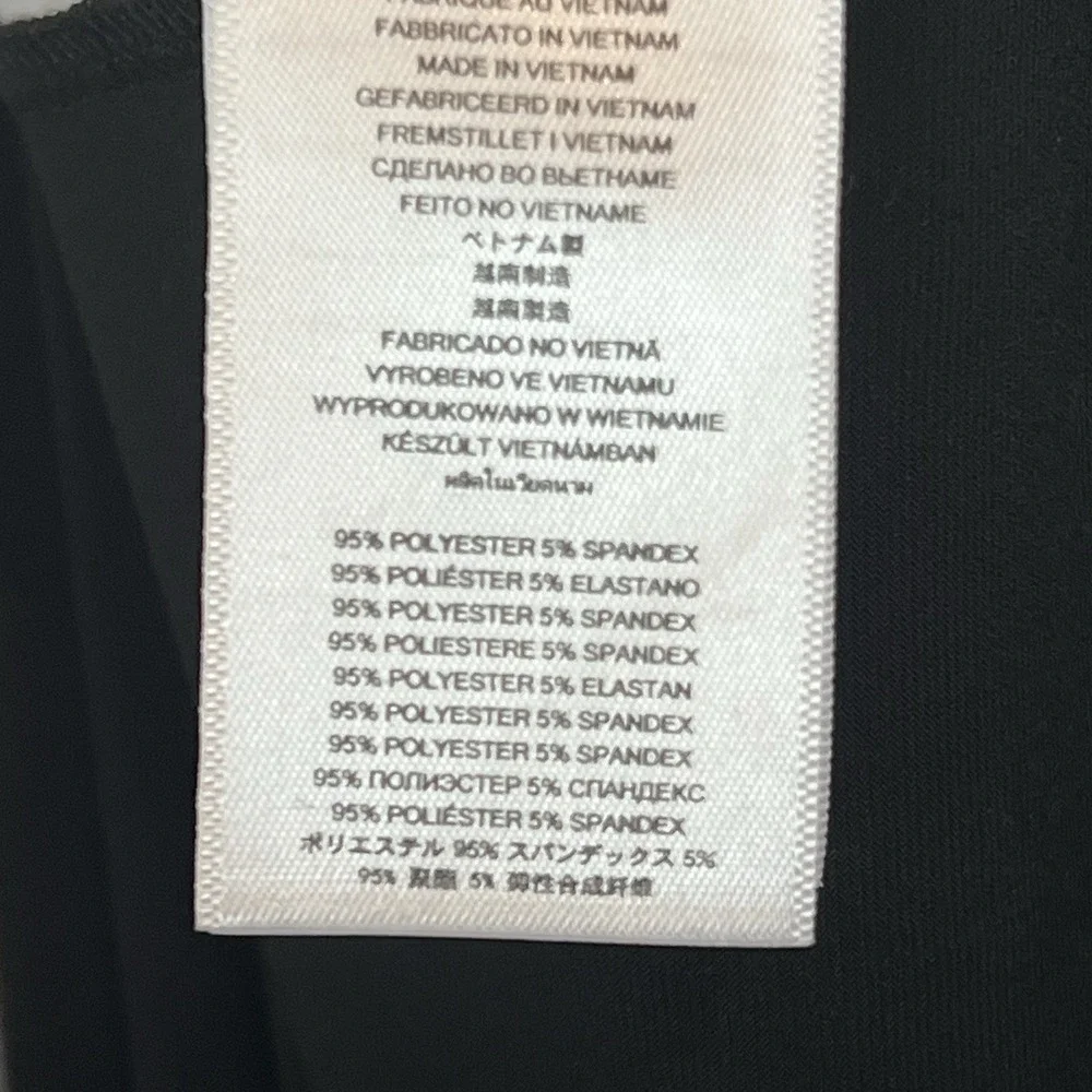 Michael Kors Black and White Maxi Dress Size Large NWT Sleeveless Front Slit